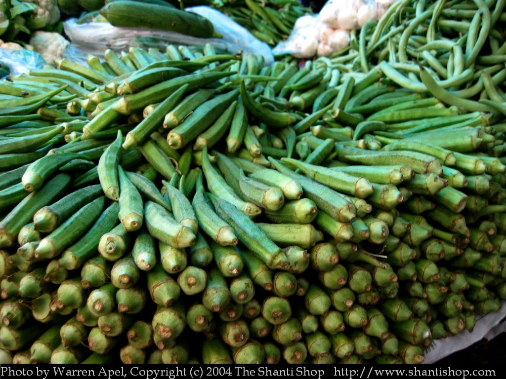 okra in newdelhi market